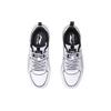 Li Ning Synthetic Leather Slip Resistant Abrasion Resistant Low Top Skateboard Shoes Women's White Black AGCP128-3
