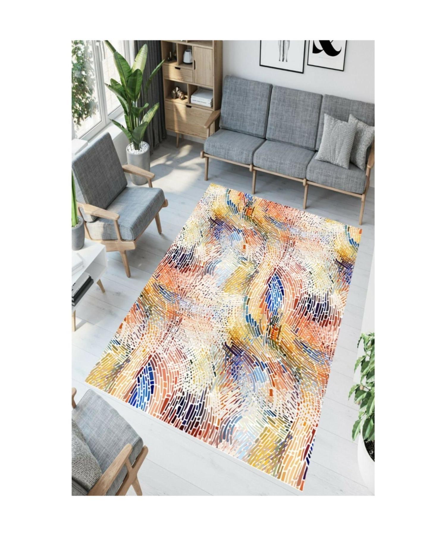 

Нескользящий напольный ковер Rainbow 160x160