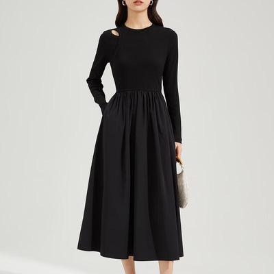 Elegant Slim-Fit Midi Dress