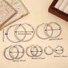 Korean Cold Style Luxury Diamond C-Shaped Earrings – Trendy and Elegant Design