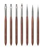 1pc Nail Brushes Wooden Handle Nail Gel Brush Manicure Supplies Tools Accessorie Nail Painting Brush DIY Manicure Tools