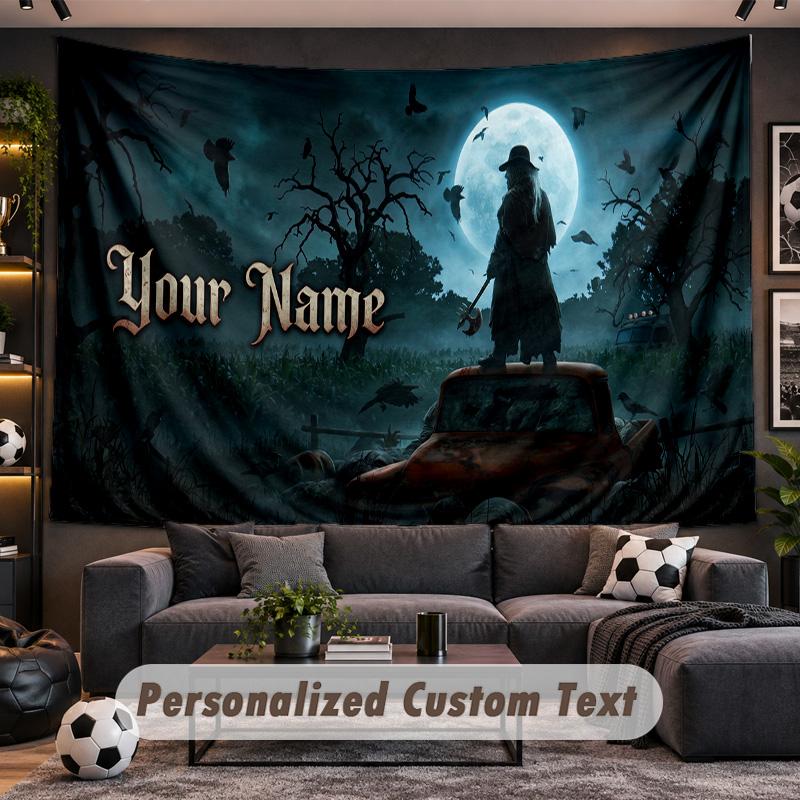 Jeepers Creepers O Creeper Tapeçaria Personalizada Suporte Nome Personalizado, Arte de Parede Decoração de Casa
