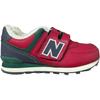 New Balance 574 Comfortable Soft Low Top Casual Shoes Kids Sneakers Red KV574IFY