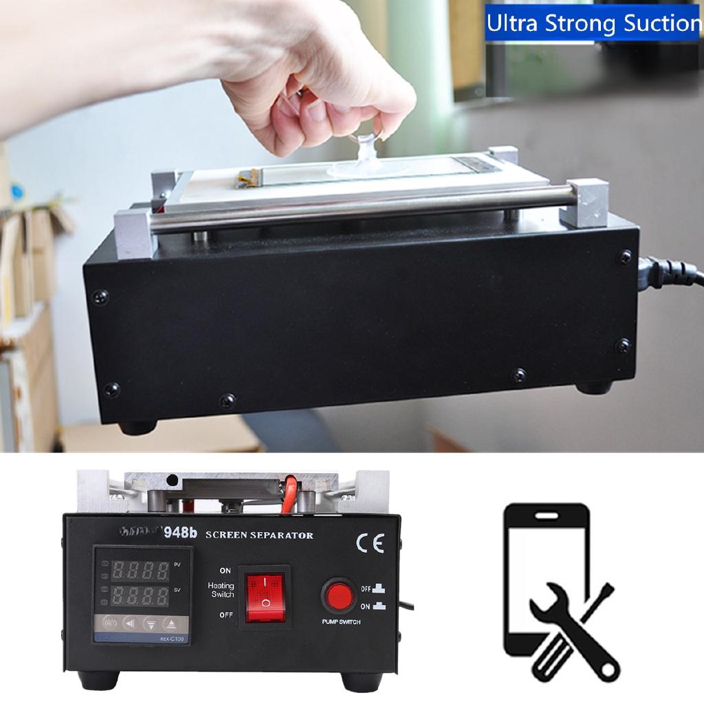 550W 7 Pompe per Vuoto Integrate Separatore Schermo LCD Riscaldamento Automatico Macchina per Riparazione Piastre di Copertura Diverse per Cellulare