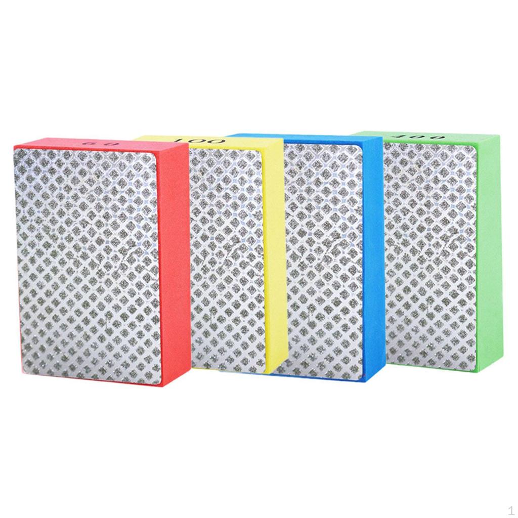 4 Pieces Sanding Blocks Practical Durability Easy to Use Wear Resistant Professional Hand