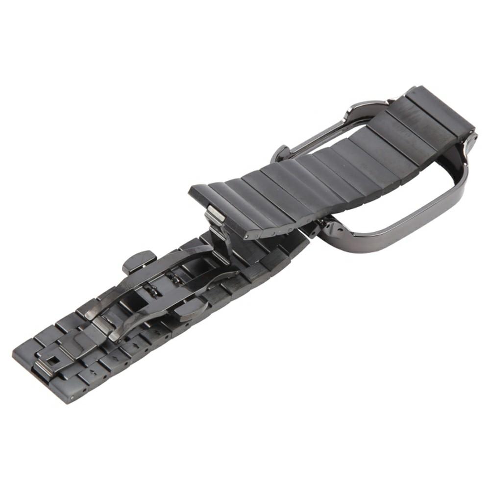 For Xiaomi Redmi Watch 3 Lite Stainless Steel Replacement Strap with Metal Watch Case
