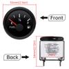 2" 52mm Fuel Gauge +Sensor 0-90ohm Car Boat Motorcycle Electronic LED Display Fuel Level Moto Meter Car Gauge Black With Sensor