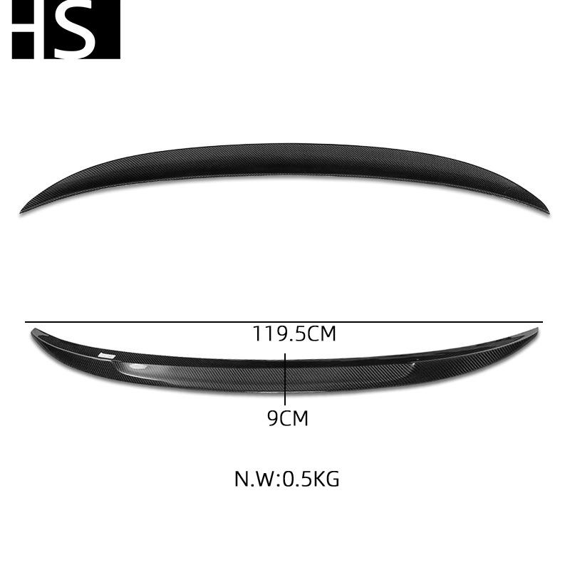 BMW 4 Series F32 (2014-2020) Two-Door Carbon Fiber P Style Rear Wing Spoiler
