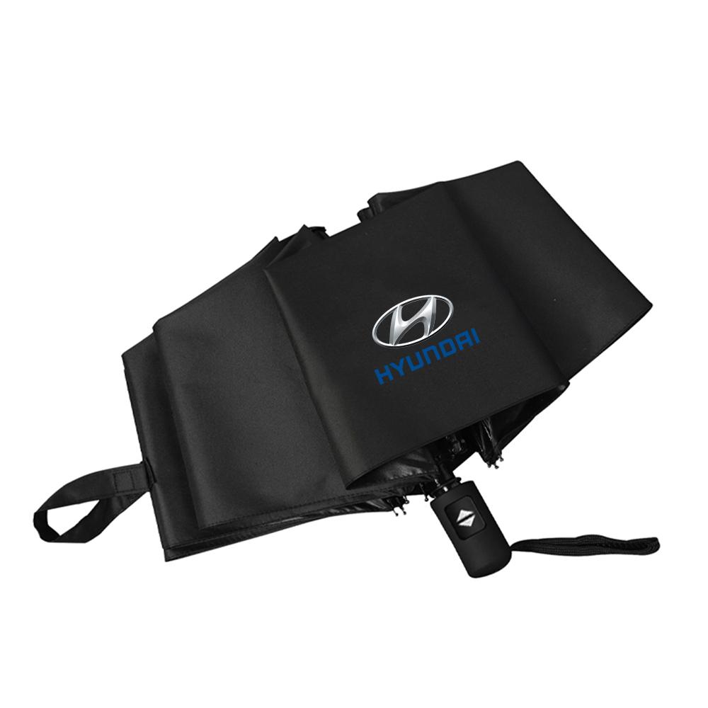 Car Automatic Folding Windproof Sunshade Umbrella For Hyundai Tucson Sonata Palisade Elantra Wagon Ioniq Solaris Accent ix35 i30 XX3