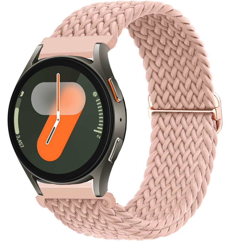 20mm Band For Samsung Galaxy Watch 7 4 6 Classic/5 Pro/3/active 2 Elastic Braided Solo Bracelet Huawei Watch GT 2e 3 Pro 4 Strap
