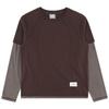 New Balance STripe Layered T shirT Nbndg2w322 85