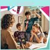 Microfoon Karaoke Zingspel Antwoordkaarten Interactief Tafelspel voor Gezinsplezier