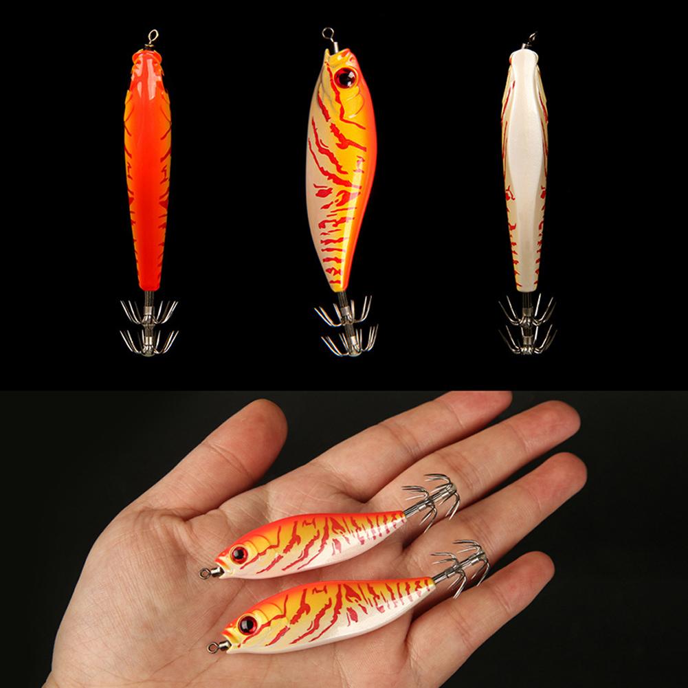1PCS Squid Bait 55mm 5.5g UV Squid Jig Artificial Bait Sea Fishing Lure Fishing Bait for Webfoot Octopus EGI Cuttlefish Fishing