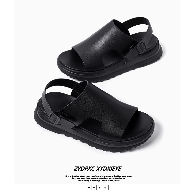 Men's sandals summer Rome heightening trend outer wear Korean version platform youth shoes fashion beach shoes 4882-C