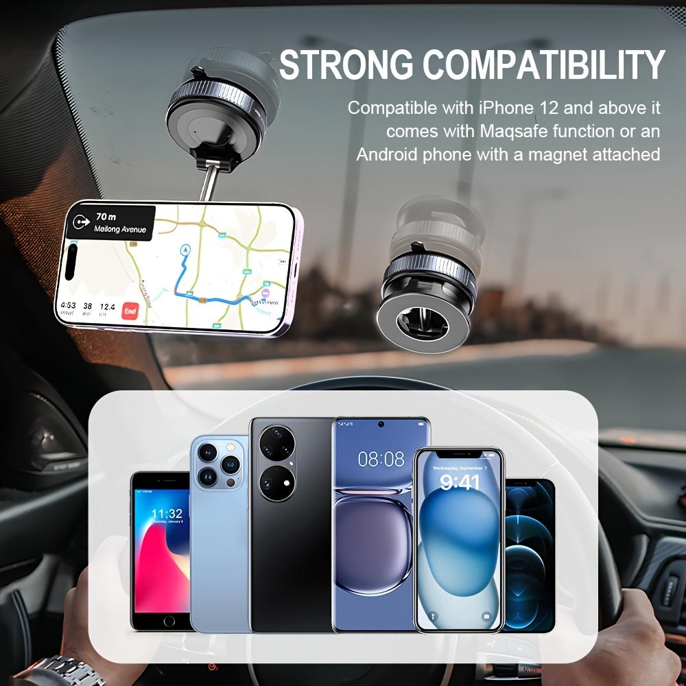 360 ° Rotating Magnetic Phone Holder, Foldable and Retractable, ABS Material, Portable, Suitable for Car/travel/gym/smooth Mirror