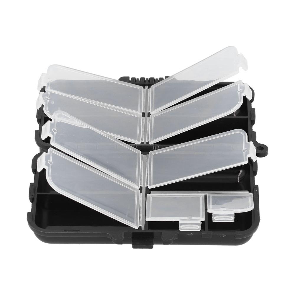 2PCS Double Sided Fishing Tackle Box Detachable Fishing Lure Box Lure Storage Box  Hook Storage