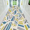 3D Carpet Doorway Corridor Carpet Nordic Rug Aisle Long Corridor Hallway Home Floor Mat Commercial Hotel Carpet Geometry
