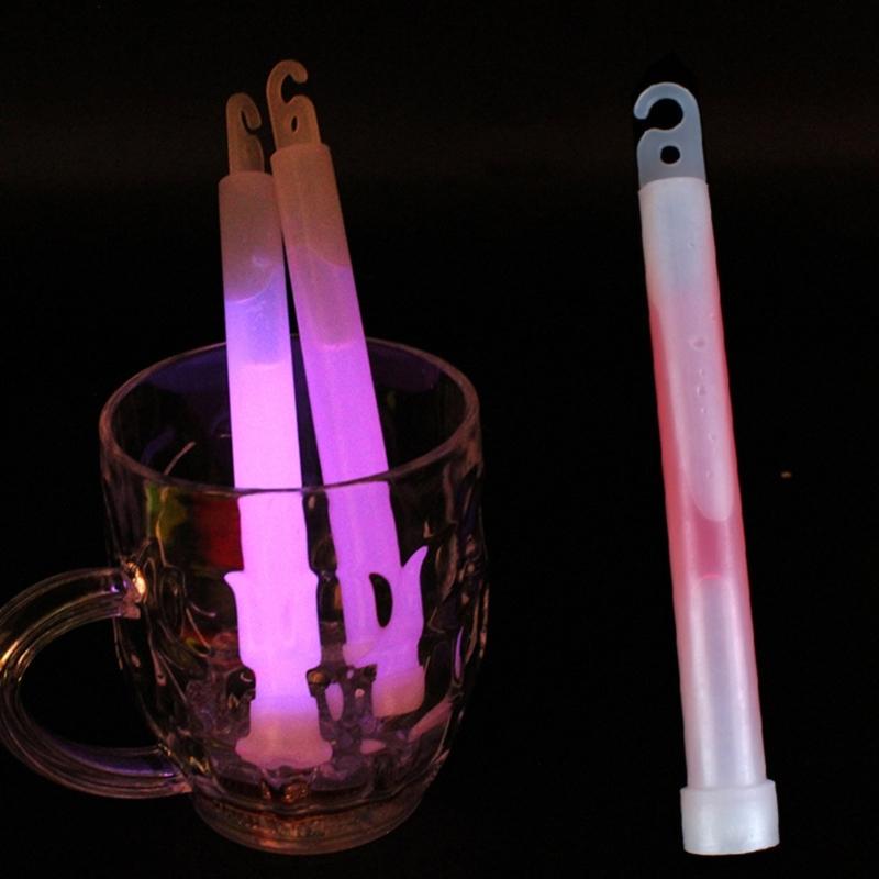 Knicklichter Leuchtstab 6 Zoll Knicklicht Notfall Chemisches Licht Überlebens-Leuchtstäbe mit 12 Stunden Leuchtdauer