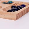 Foldable Mancala Board Game - Fun Classic Table Game with Wooden Board for Adults & Kids