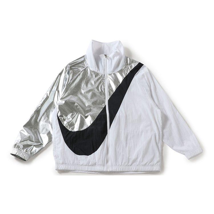 Nike Jacket Retro Sports Stand Collar Jackets Multicolor Women's White CQ8023-101