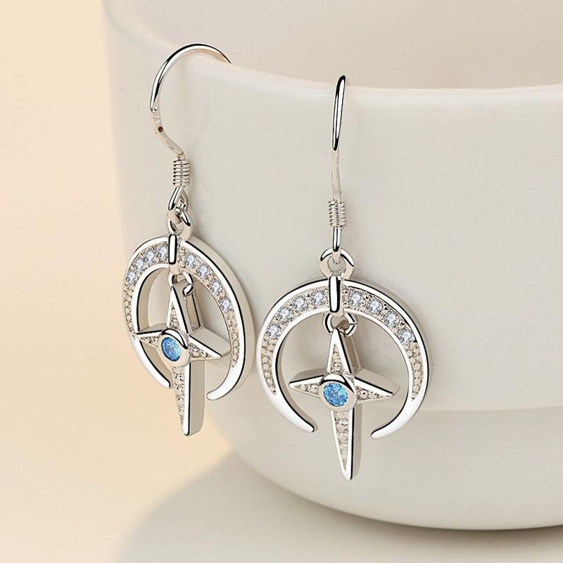 Lindon Copper Alloy Zircon Earrings Drop Earrings For Women Wedding Party Gifts