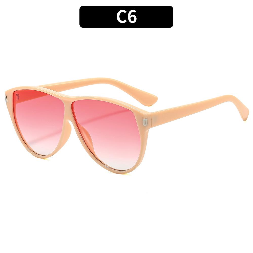 Fashion new big frame trend sunglasses high sense Internet celebrity casual sunglasses personalized versatile glasses