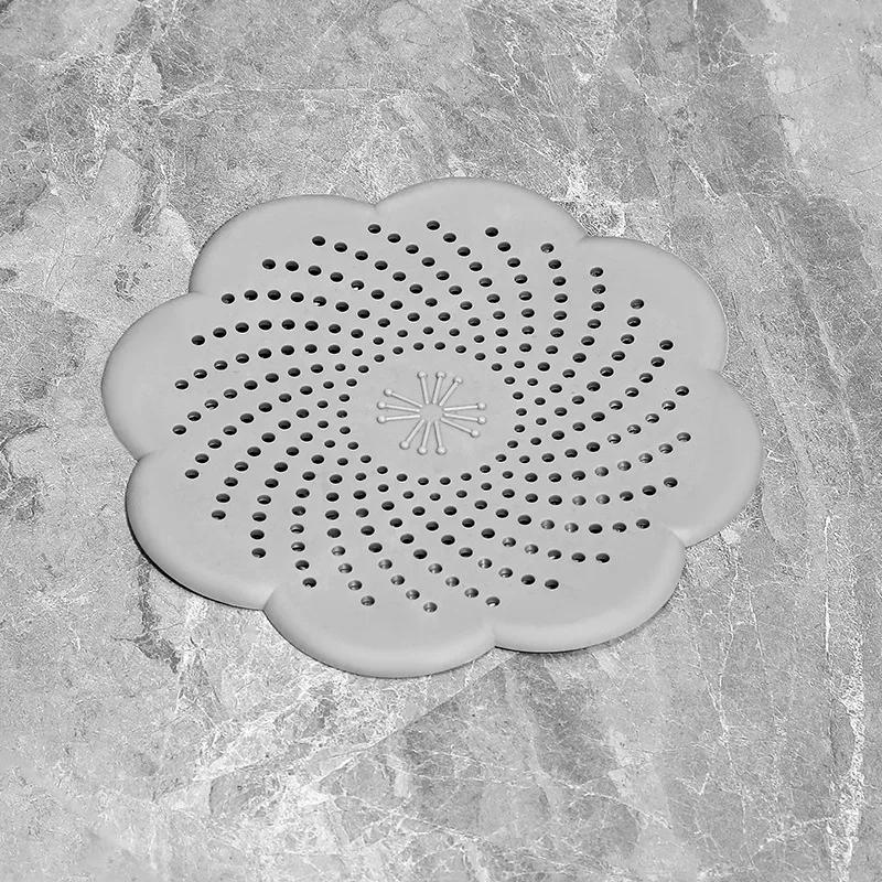 Tvar květu Silikonový kryt podlahového odtoku Síťovina Síto dřezu Antiblokovací čistič vlasů Lapač odpadu Kuchyň Koupelnové doplňky