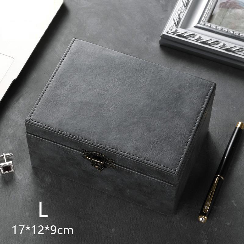 Faraday Box RFID Signal Blocking Case Crazy Horse Leather Anti-Theft Shielding for Car Keys Bank Cards Smartphone