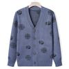 Middle-aged and Elderly Sweaters, Autumn and Winter Clothes, Parents, Couples, Knitted Sweaters, Coats, Old Lady and Grandpa, Blessing Cardigan