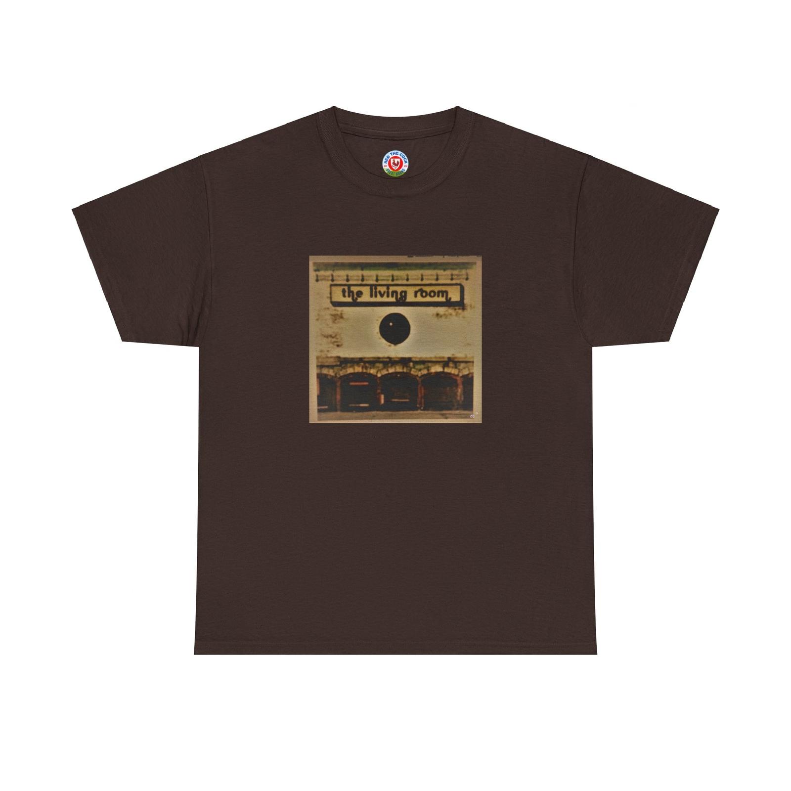 The LIVING ROOM Music bands club Providence RI Unisex Heavy Cotton Tee XXXL