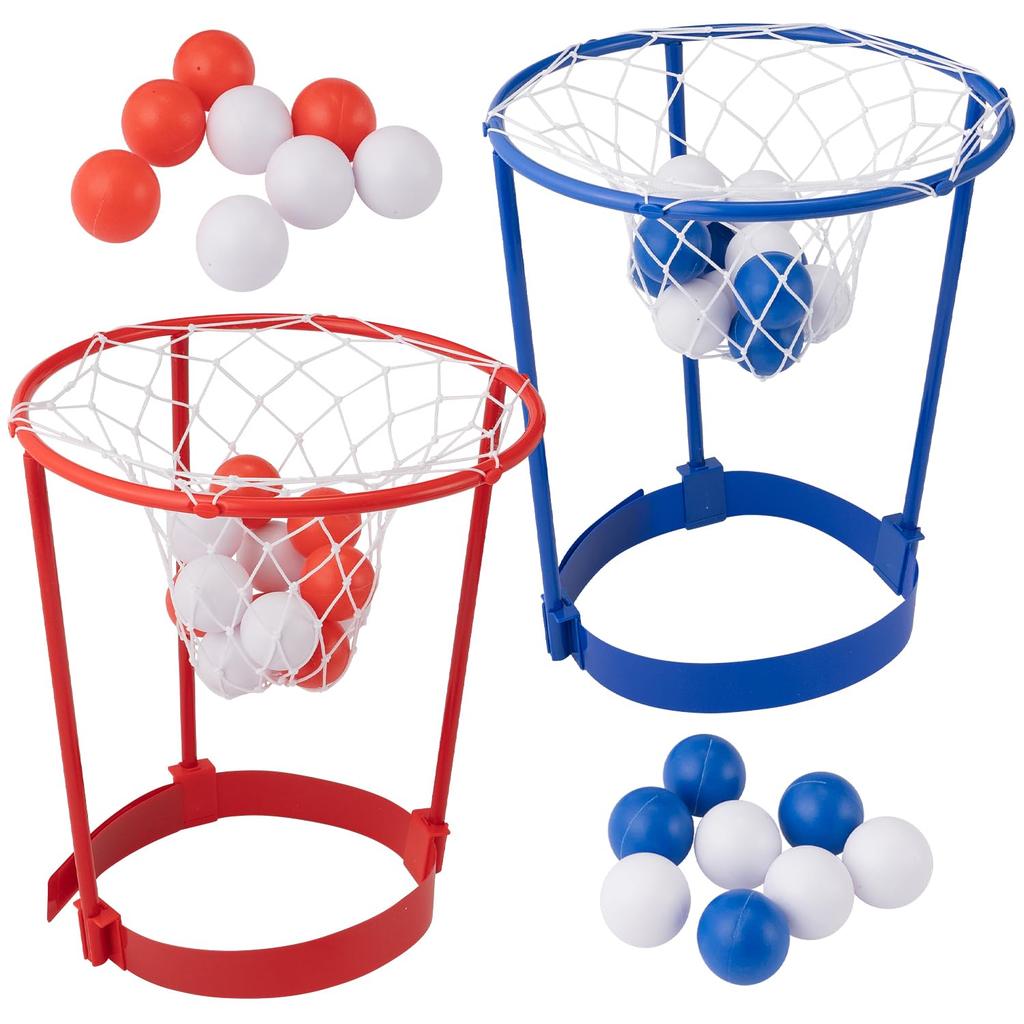 Ball Tossing Competition Wearable Ball Tossing Red and White [TAKE SEVEN] Toy, Game,