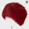 Women Cap Faux Fur Hat Cycling Windproof Thick Fluffy Warm Winter Ski Hats Outdoor Hiking Soft