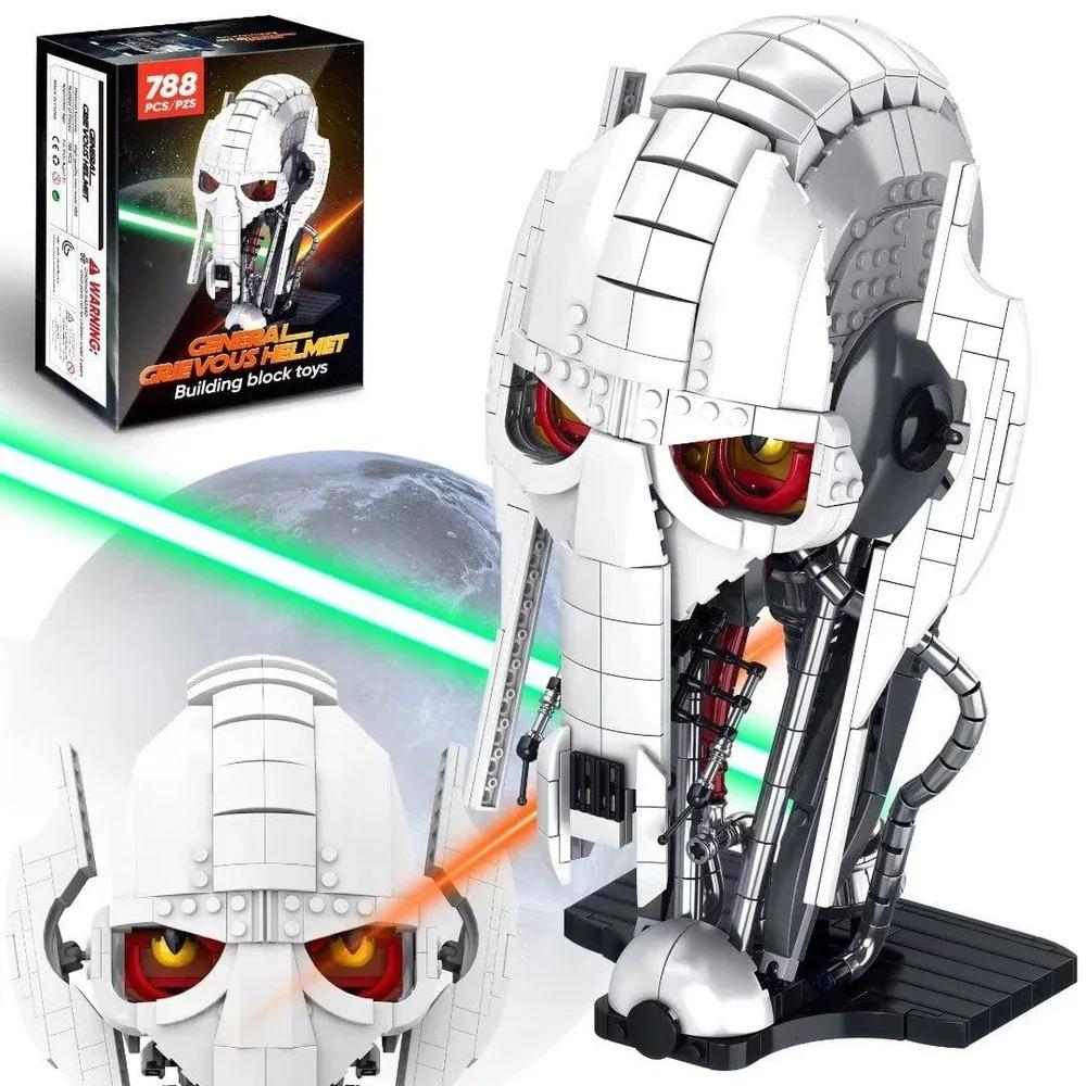 

IN STOCK MOC Idea Helmet Building Blocks Bricks Model Assembling Toys for Children Gift Set
