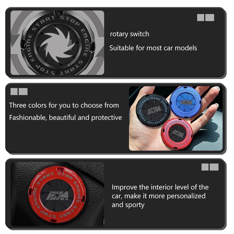 Car Ignition Switch Cover One-touch Start Button Protective Cap For BMW Performance M E87 E30 E46 E28 F35 G20 E93 F20 X3 X xm8