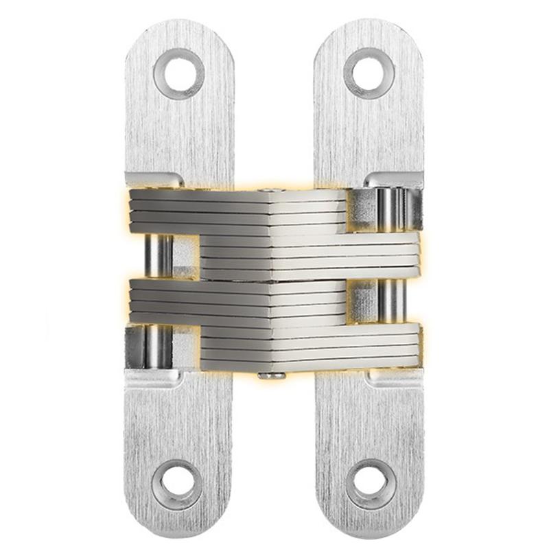1/2 Pcs Zinc Alloy Concealed Door Folding Door Concealed Cross Hinge Concealed Door Wooden Door Concealed Hinge Concealed