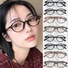 Y2K Retro Oval Frame Glasses Women Female Ins Sweet Cool Eyewear Trend Korean Brand Reading Computer Anti Blue Light Eyeglasses