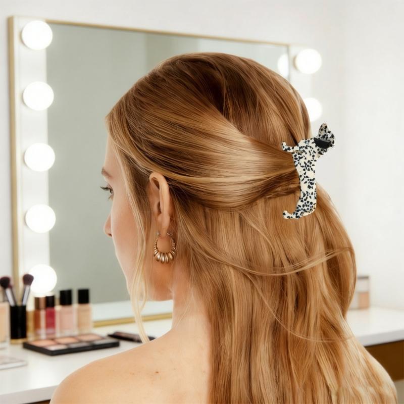 Stylish Acetate Dachshund Hair Clip Elegant Hairpin Fashion Accessory Costume Hairpiece For Women Girls