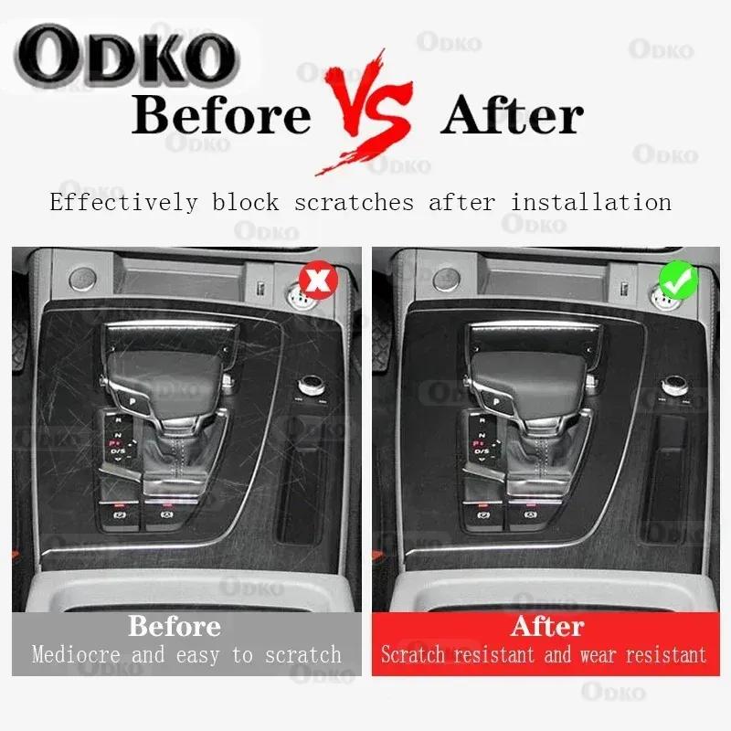 For Li AUTO LIXIANG L7/L8/L9 - Car interior Accessories film transparent TPU Gear Panel Center Console Resist film refit