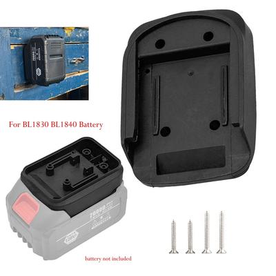 Countersunk Screw Holes Battery Holder Electric Tool Storage Wall Mount Bracket
