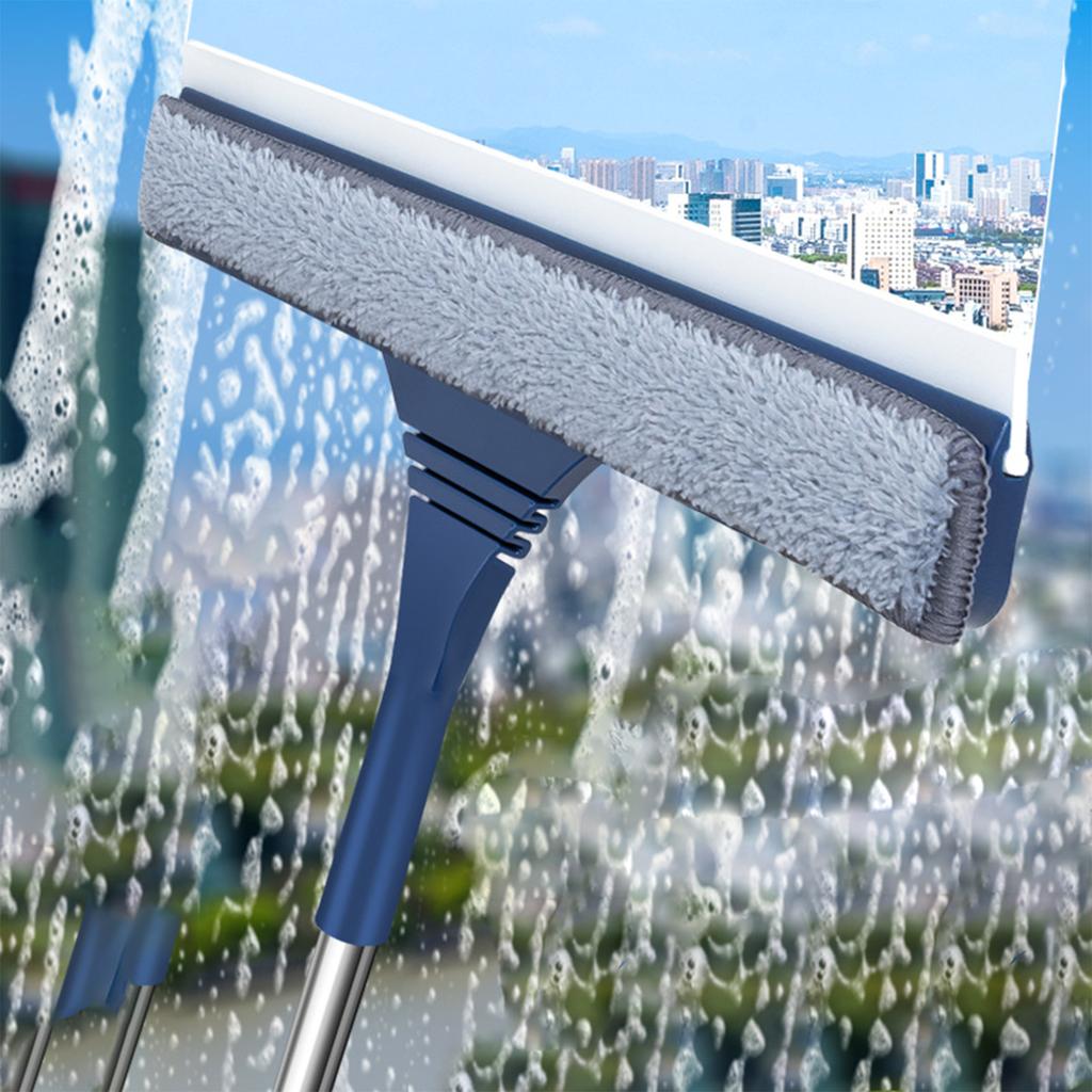 Lightweight Floor Squeegee Broom Anti-slip Soft Rubber Glass Scraper Tool for Tile Kitchen Bathroom Glass Toilet