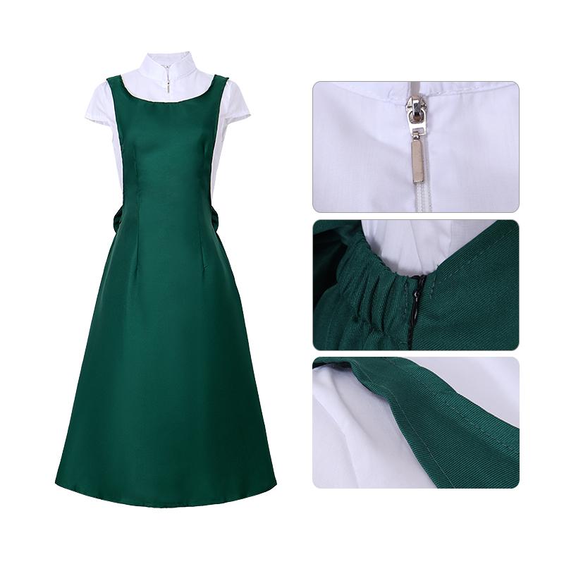 Anime Uzumaki Mother Uzumaki Kushina Cosplay Costume Halloween Carnival Christmas Fancy Party Dress Apron Bow Suit Shirt