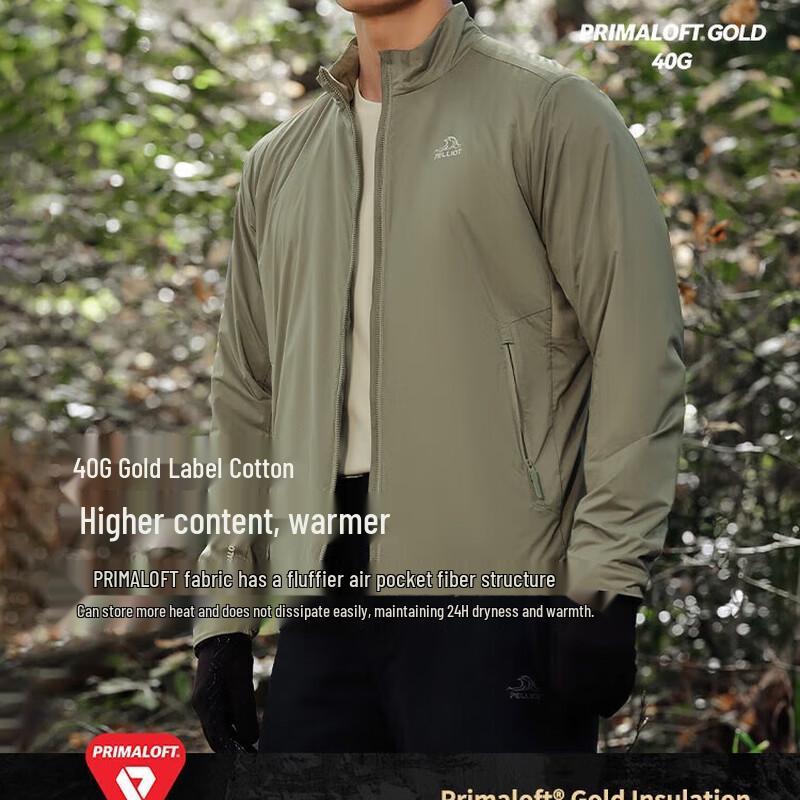 

Pelliot Men s Stand Collar Jacket with Storm Liner L