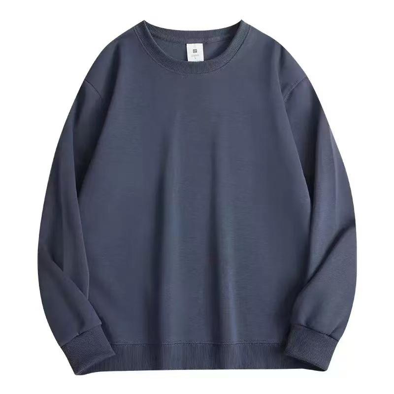 320g Heavyweight Men's Drop Shoulder Cotton Hoodie - Thick Long Sleeve Base Layer for Autumn/Winter