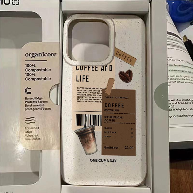 Coffee Orders Are Applicable To Apple 15PROMAX Mobile Phone Case 14PRO creative/13PRO Anti-drop 12/11/xsmax.