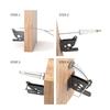 Sturdy Black Coated Alloy Gate Latches Pulls and Spring Set Portable Accessory for Security Door Operations 2 Set
