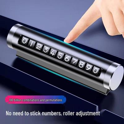 Luxus Metall Roller Auto Parkplatz Nummernschild Karte