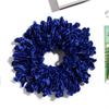 Handmade Wool Hair Tie - Ethnic Style Golden Velvet Flower Headwear, Multi-color Options