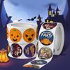500-Count Halloween Stickers Halloween Labels Gift Sealing Stickers Self-adhesive Gift Wrap Stickers Halloweens Supplies