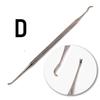 1 pezzo Direttore di legature ortodontiche dentali Doppie estremità Curvo con scaler Fine Stretto Strumento Strumento per dentista