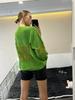 Pullover Long Sleeve Knitwear: Casual Loose Ripped Sweater for Women